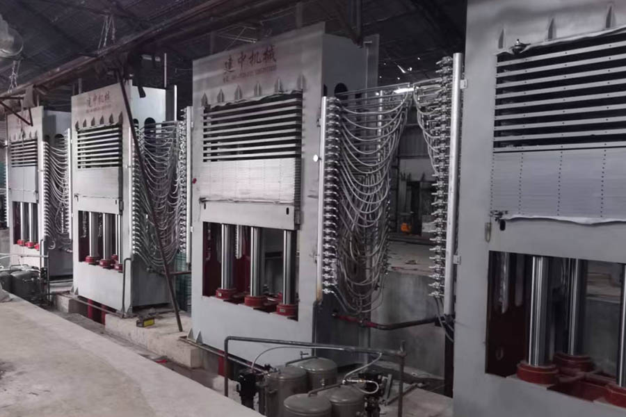 熱壓機(jī)-集裝箱板壓機(jī)配套進(jìn)出板